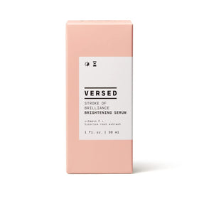 Versed close-up of serum texture revealing lightweight absorbent finish for hydration