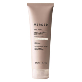 Versed front packaging showing bottle and label, highlights product benefits