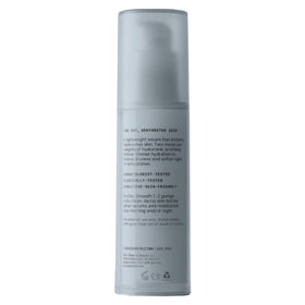Versed Water Rush bottle beside moisturizer illustrating easy layering benefit