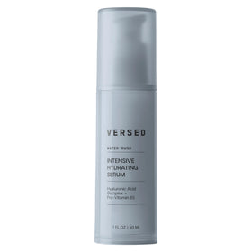 Versed Water Rush front bottle showing clean packaging and hydrating benefit