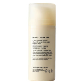 Versed Weekend Glow with licorice root and vitamin C ingredients illustrating brightening benefit