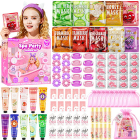 VERYHDSN front packaging showing full 100-piece spa kit, ideal for gifting
