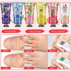 VESPRO hand cream arranged as event favors showing ready-to-gift convenience benefit