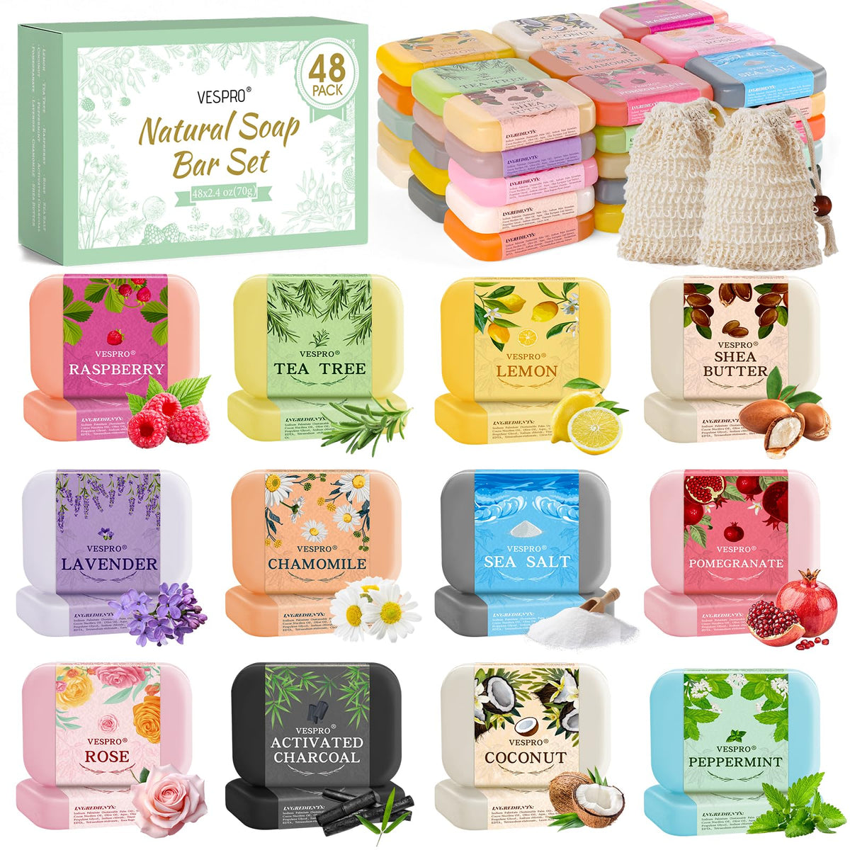 VESPRO front packaging showing 48-pack and gift-ready presentation