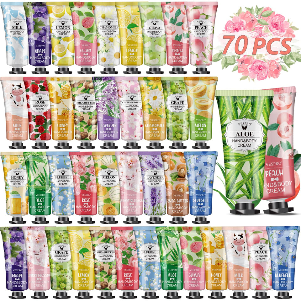 VESPRO front packaging display showing 70-pack convenience and gifting appeal