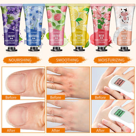 VESPRO hand applying lotion showing quick absorption and smooth finish