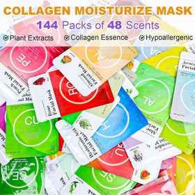 VESPRO open sheet mask saturated with essence highlighting moisturizing benefit