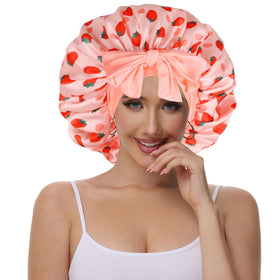 Vettres close-up satin texture highlights double-layer softness and hair protection