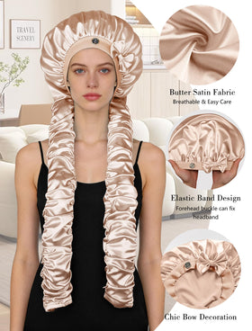 Vettres internal ruched curling ribbons detail for heatless overnight waves