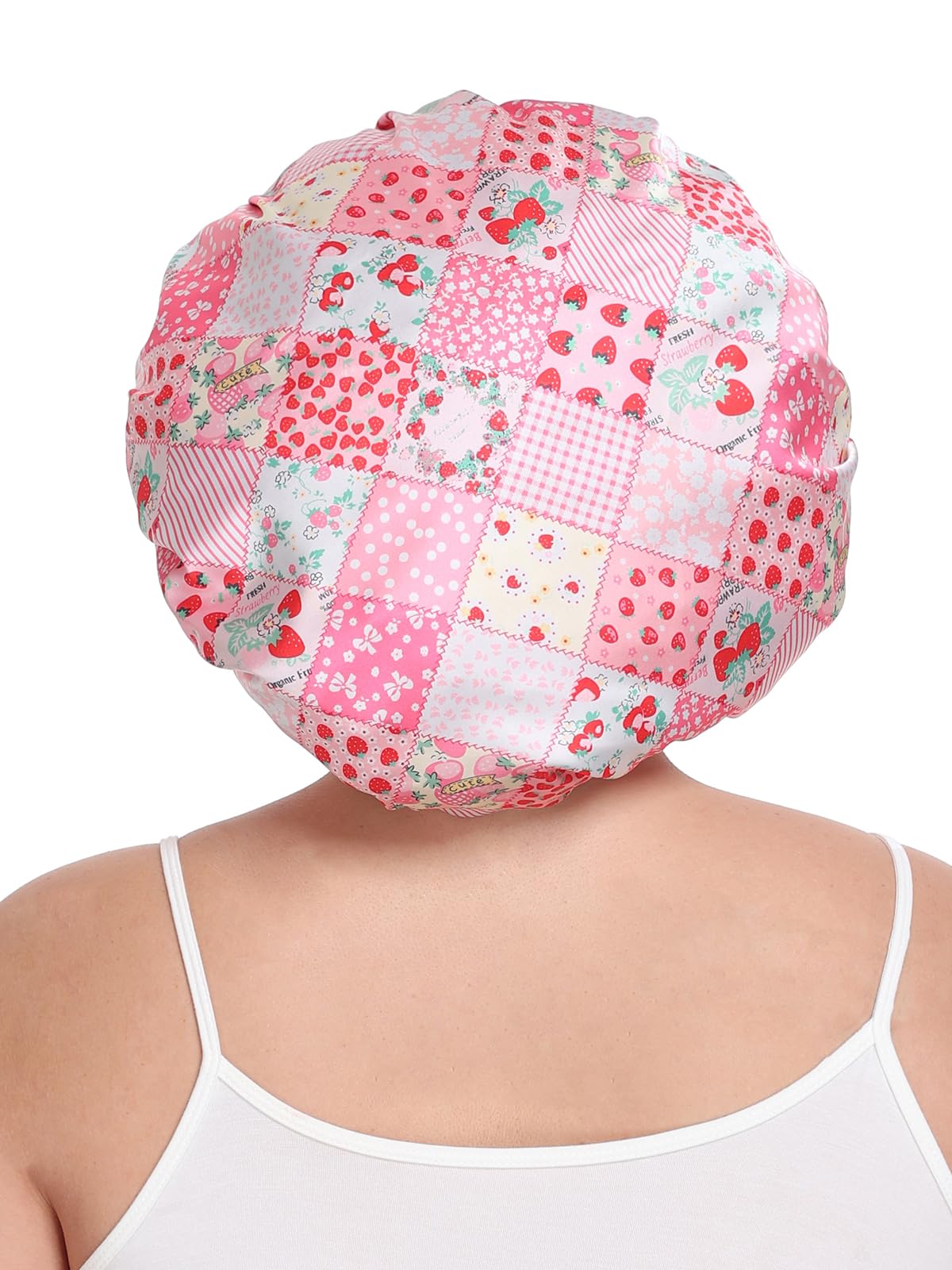 Vettres roomy cap interior showing space for braids and thick hair