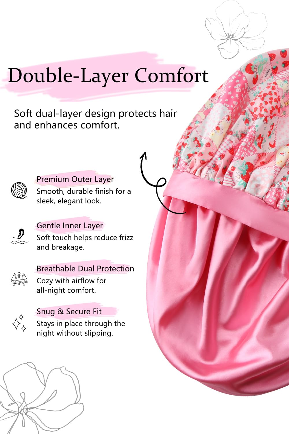 Vettres bonnet packed in travel bag showing compact, travel-friendly benefit