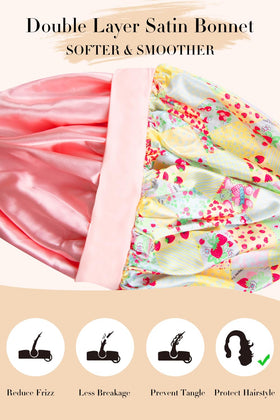 Vettres bonnet worn in bedroom demonstrating comfortable nightly use