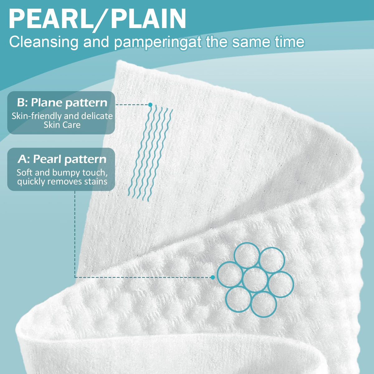 VETYUND close-up dual-texture showing soft and pearl surfaces