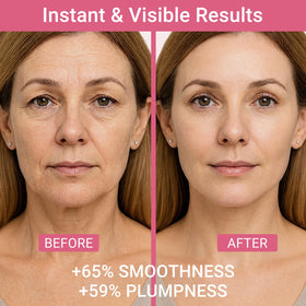 Vevivia lip application showing plumping effect and hydrated finish