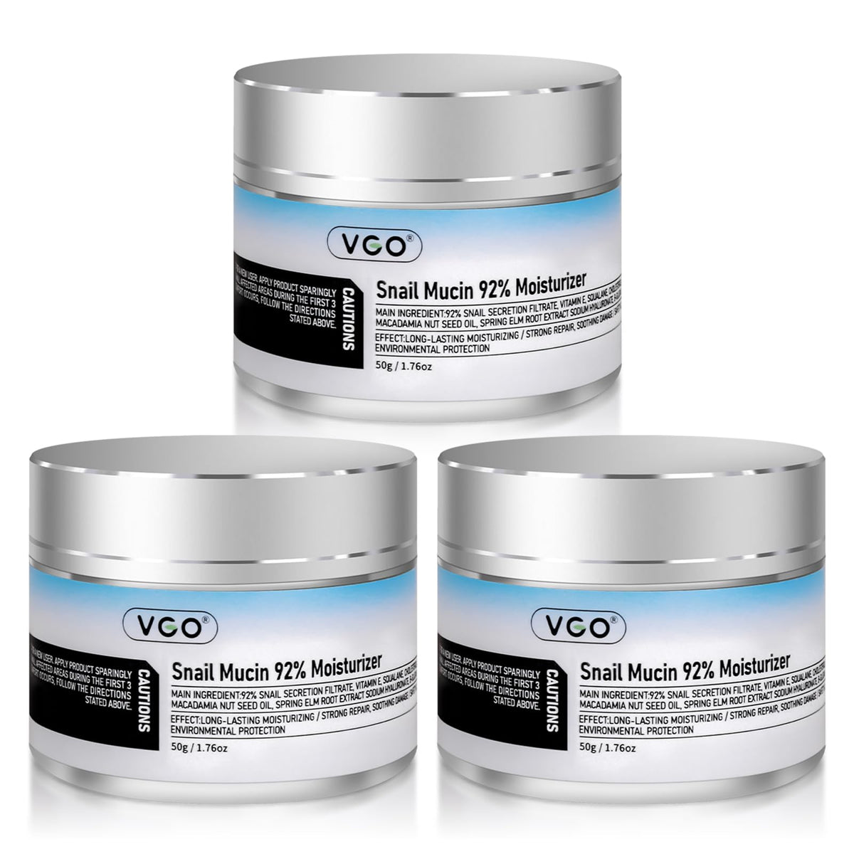 VGO front packaging three jars showing product set and value