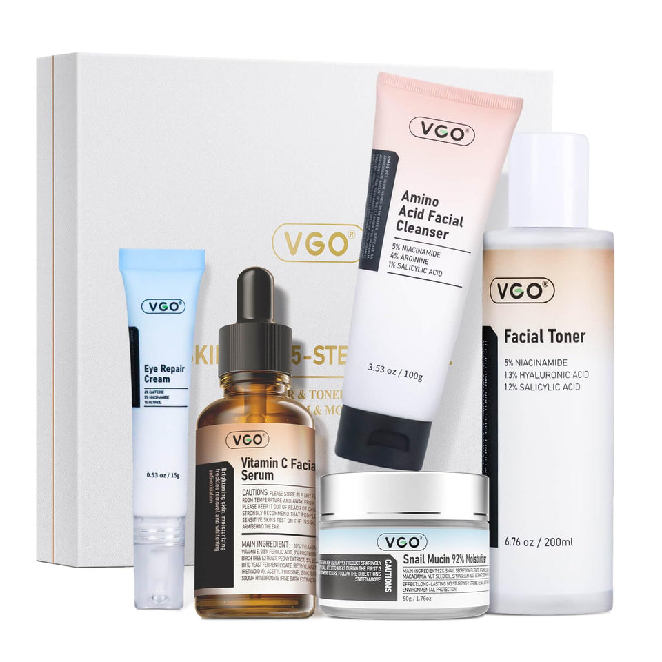 VGO front packaging showing full five-piece set and gift-ready presentation