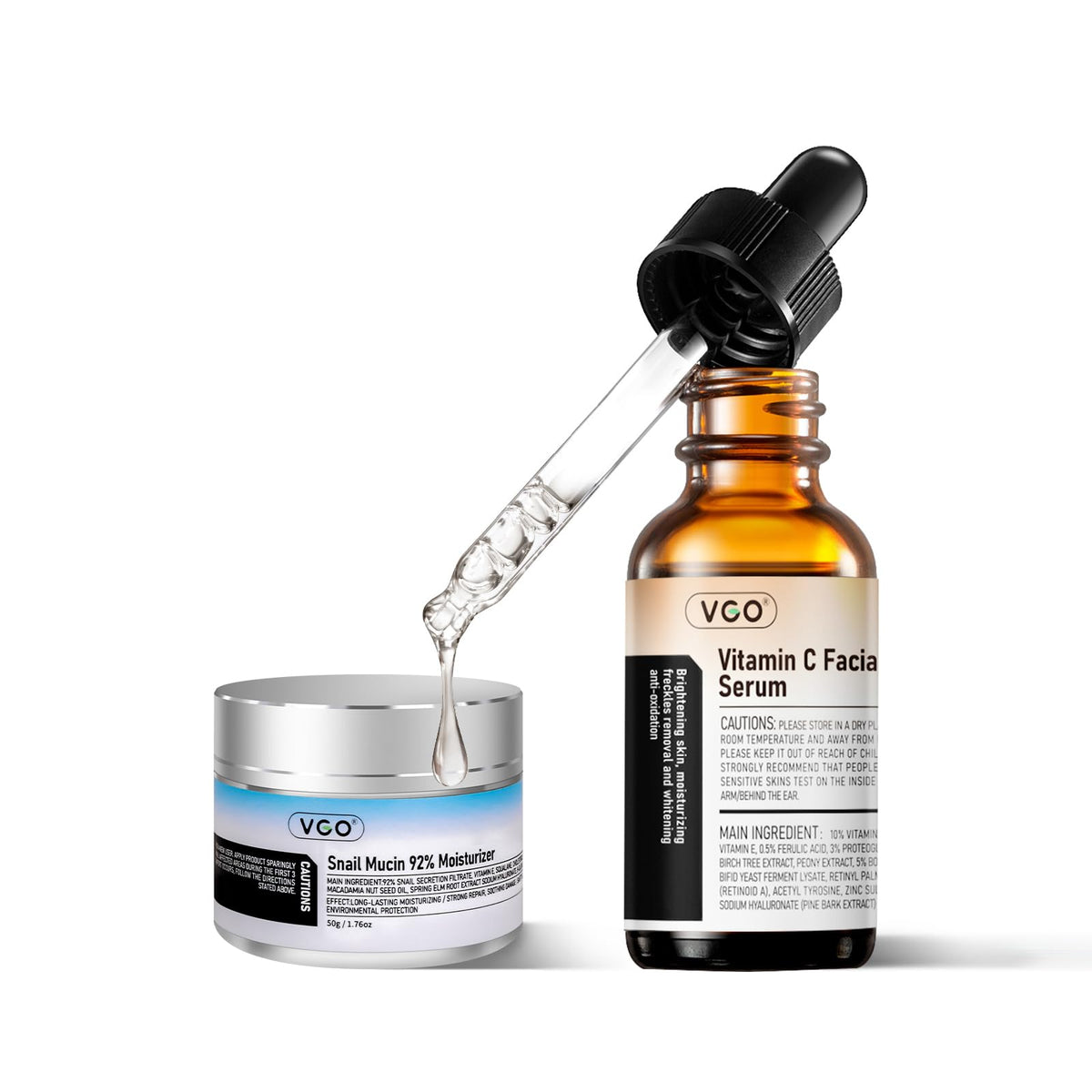 VGO front packaging showing both products and clear benefits