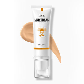 VGO front packaging showing SPF 50 protection and travel size benefit