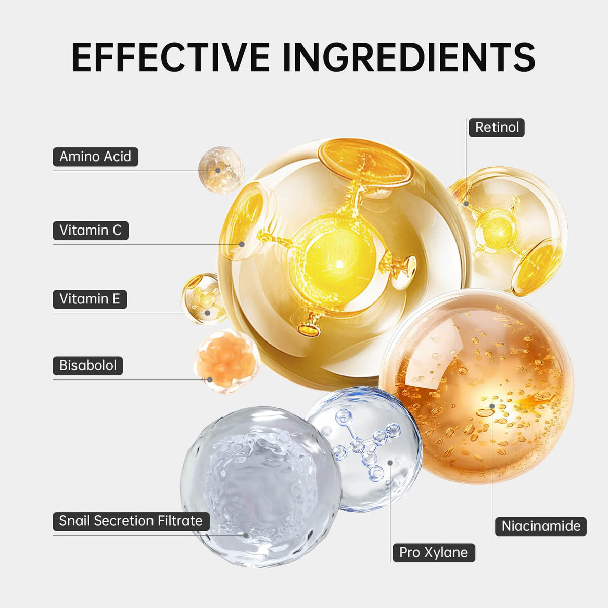VGO hydrating toner bottle label visible to show product identity and calming benefit