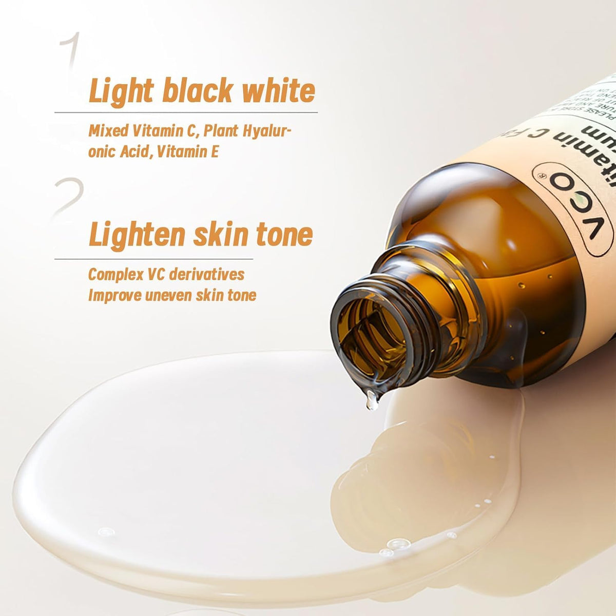 VGO snail mucin texture close-up displaying lightweight hydration