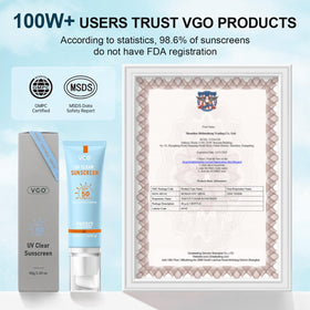 VGO blended under foundation showing even finish and makeup compatibility