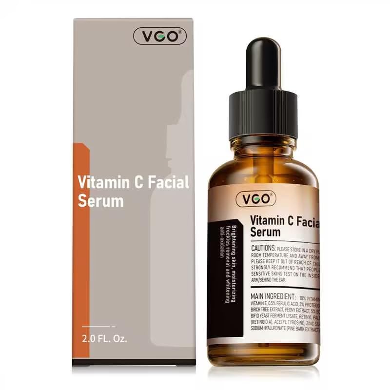 VGO front bottle showing serum packaging and lightweight formula benefit