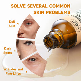 VGO close-up of serum texture on skin showing fast absorption and hydration