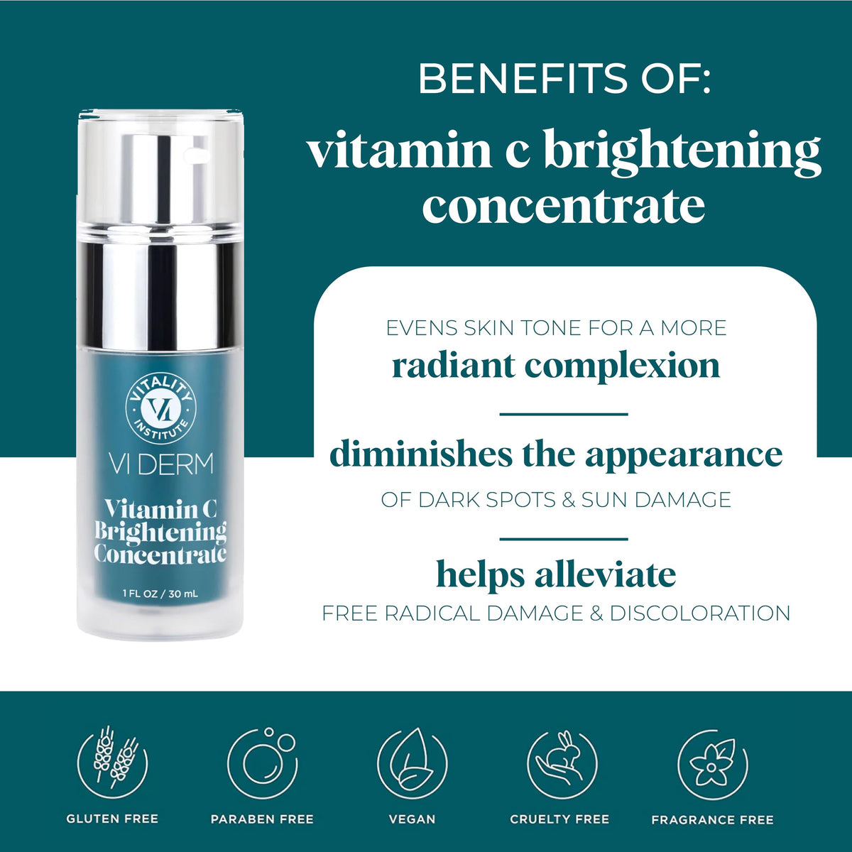 VI DERM close-up of serum drop texture demonstrating smooth hydration benefit