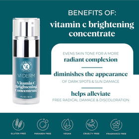 VI DERM close-up of serum drop texture demonstrating smooth hydration benefit