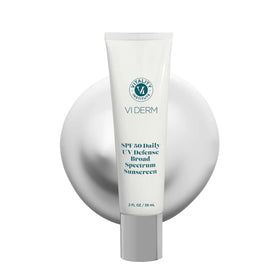 VI DERM front packaging showing SPF 50 and compact protector