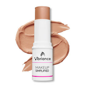 Vibriance stick front packaging showing warm medium shade and portability benefit