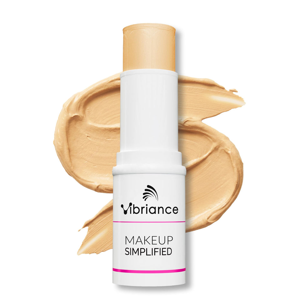 Vibriance front packaging showing sleek stick and shade name for quick choice