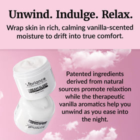 Vibriance ingredients display with shea butter and aloe illustrating soothing benefits