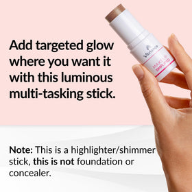 Vibriance highlighter tip close-up displaying creamy texture for smooth blending benefit