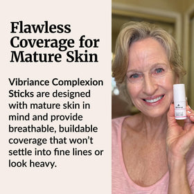 Vibriance lifestyle shot of mature woman applying stick for effortless routine