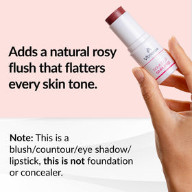 Vibriance texture close-up demonstrating creamy melt-in formula for smooth blending