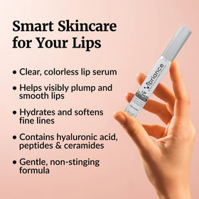 Vibriance glossy texture swipe on skin, visible shine and smoothing benefit