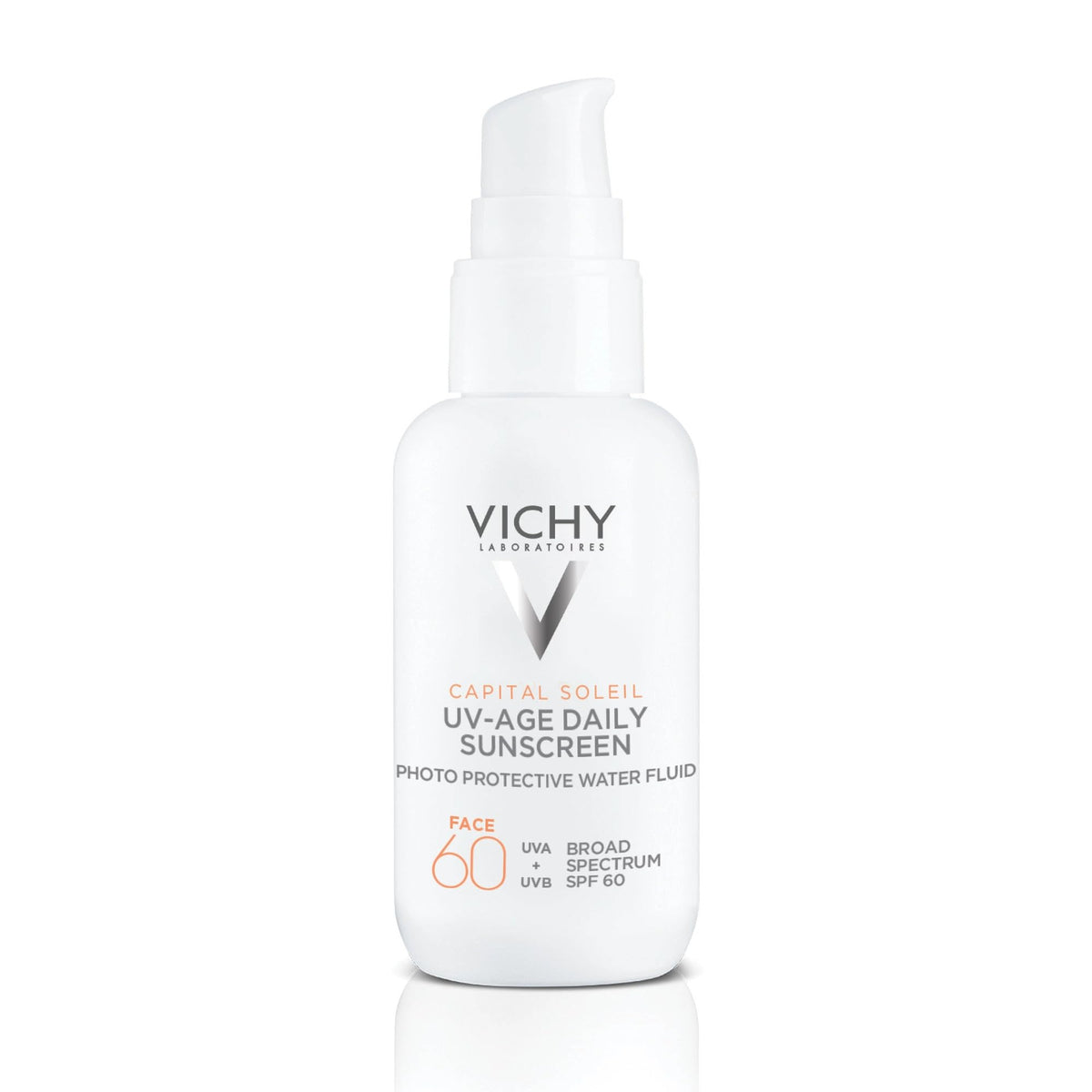 Vichy front packaging showing SPF 60 protection and benefits