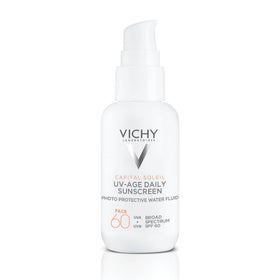 Vichy front packaging showing SPF 60 protection and benefits