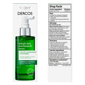 Vichy Dercos on bathroom shelf in lifestyle scene suggesting daily routine integration