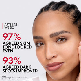 Vichy ingredient collage featuring Melasyl and niacinamide benefits