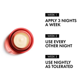 VICHY applied during nighttime routine illustrating gentle application