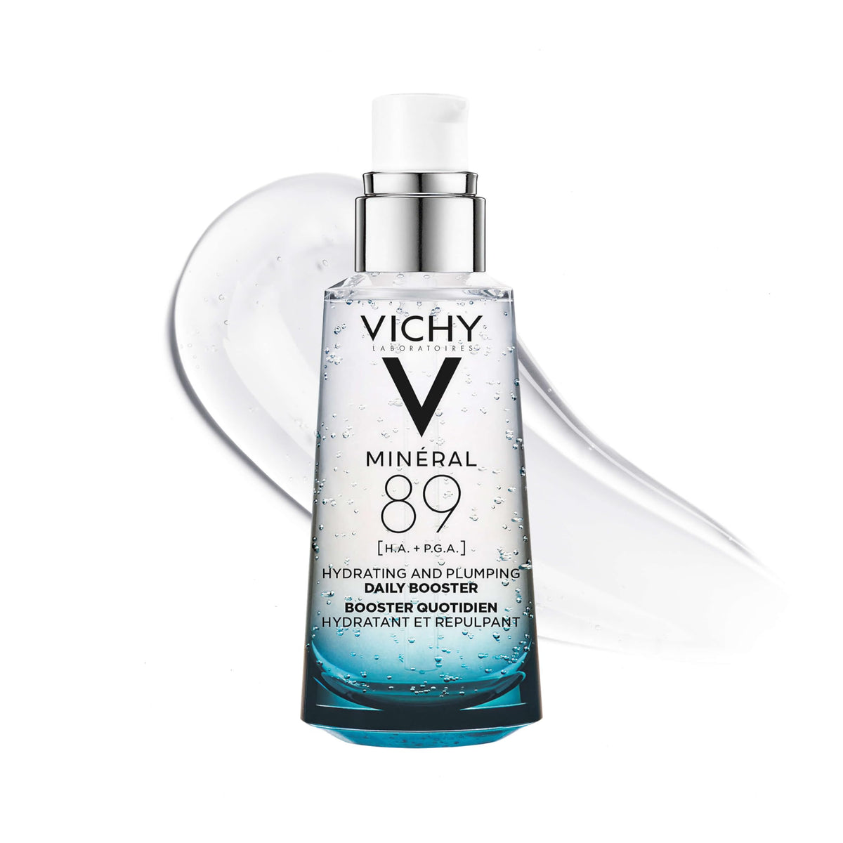 VICHY Minéral 89 front packaging showing product and brand benefits