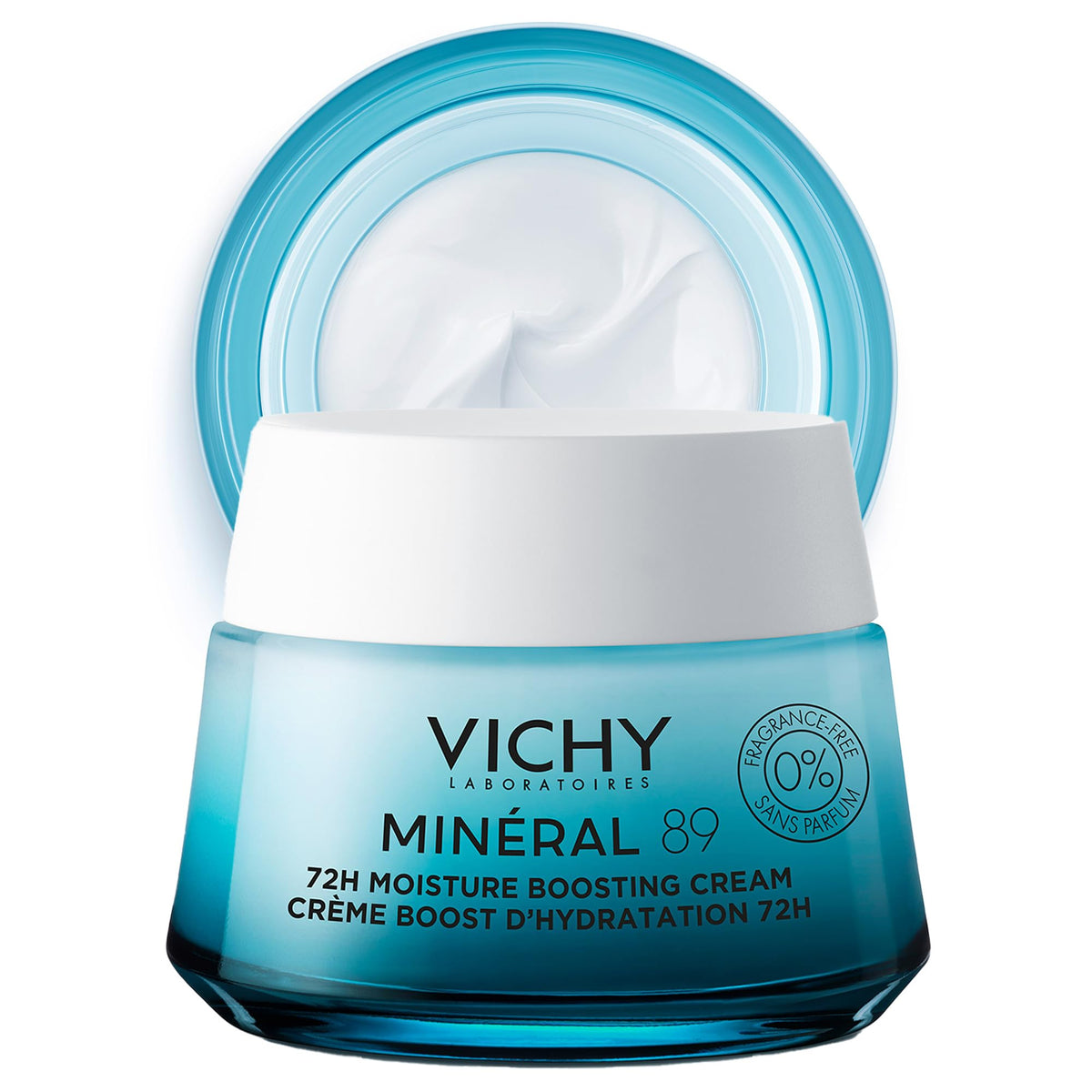 VICHY front packaging showing clean jar and benefits