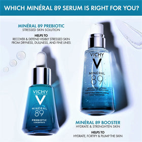 VICHY label close-up with niacinamide callout for texture improvement