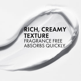VICHY cream on hand illustrating nourishing spreadability and quick comfort