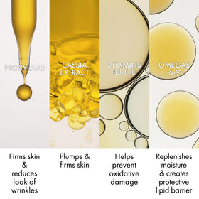 Vichy Neovadiol serum texture close up demonstrating lightweight absorbency