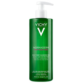 VICHY Normaderm front packaging showing clear benefits for oily skin
