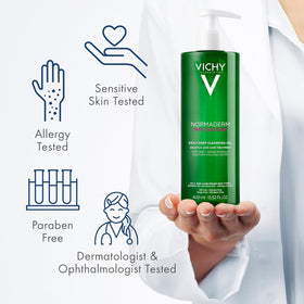 VICHY Normaderm with salicylic acid visual indicating pore-clearing action