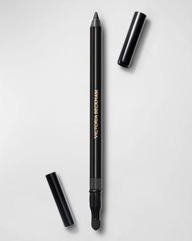 Victoria Beckham Satin Kajal front packaging showing product and complimentary face sheet masque for travel-ready convenience